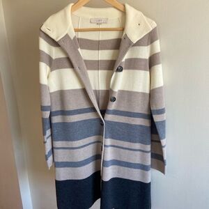 Ann Taylor Loft Women’s Long Sweater dress with buttons, size Small